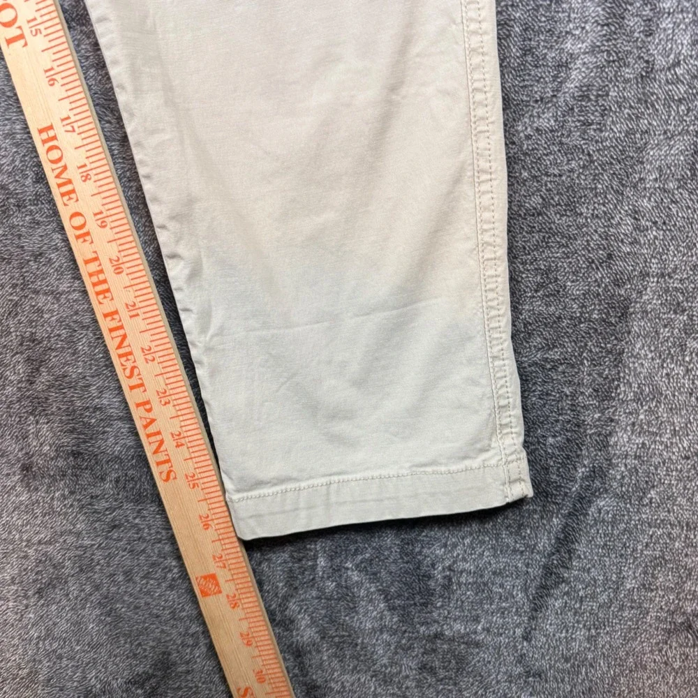 Zara Mens Beige Jogger Pants Elastic Waist Drawstring Global Standards Tan L